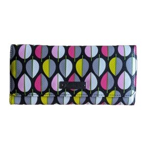 Vera Bradley retro moons bloom leaf wallet